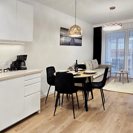 Apartment Holiday Home Baltic Waves Resort A320 Balkon, Sauna, Basen, Gym Gratis Miedzyzdroje