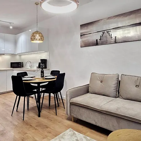 Holidayhomepl Baltic Waves A320 Balkon, Sauna, Basen, Gym Gratis דירה *