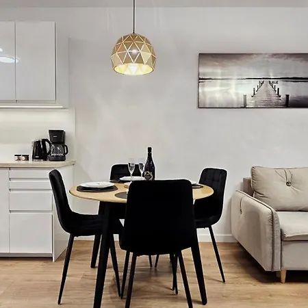 Holidayhomepl Baltic Waves A320 Balkon, Sauna, Basen, Gym Gratis דירה *