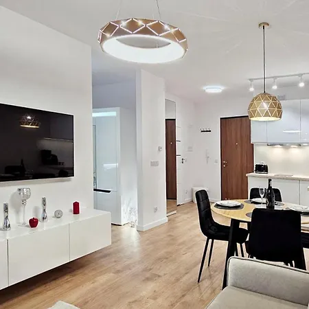 דירה Holidayhomepl Baltic Waves A320 Balkon, Sauna, Basen, Gym Gratis מידזיזדרויה